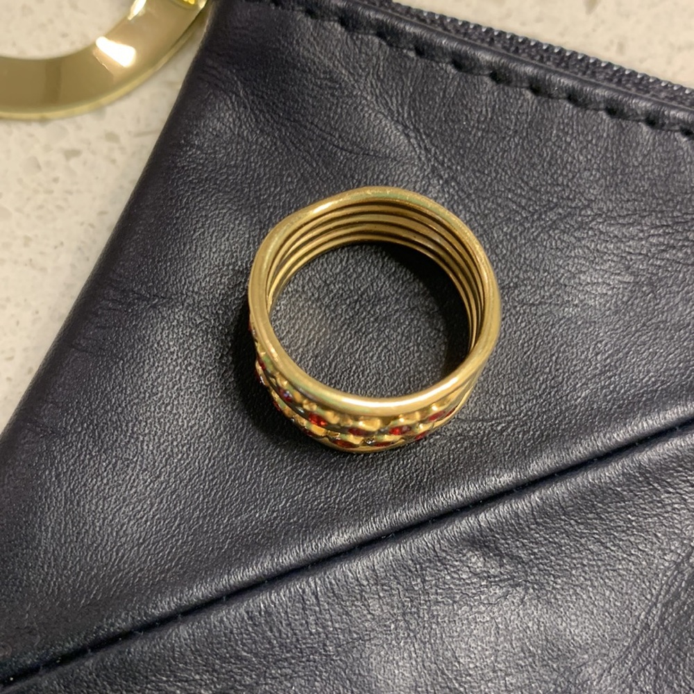 💯 AUTH IPPOLITA 18k gold WAVE stack RING - Picture 7 of 13